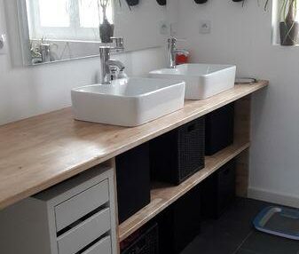 Salle de bain rénovée à Jard Sur Mer - Concept Intérieur