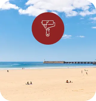 Zone d'intervention aux Sables d'Olonne en Vendée