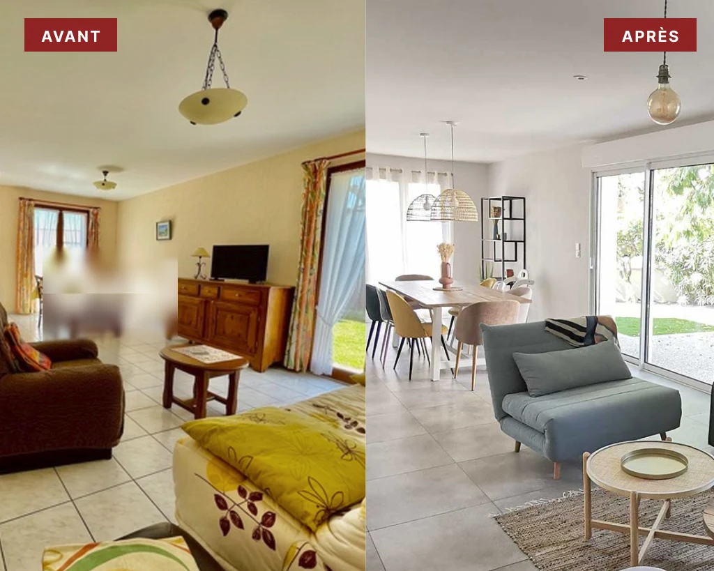 avant après rénovation jard sur mer